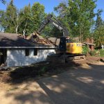 Tearing down a house to build a new one!