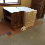 Building custom desk unit for our client.